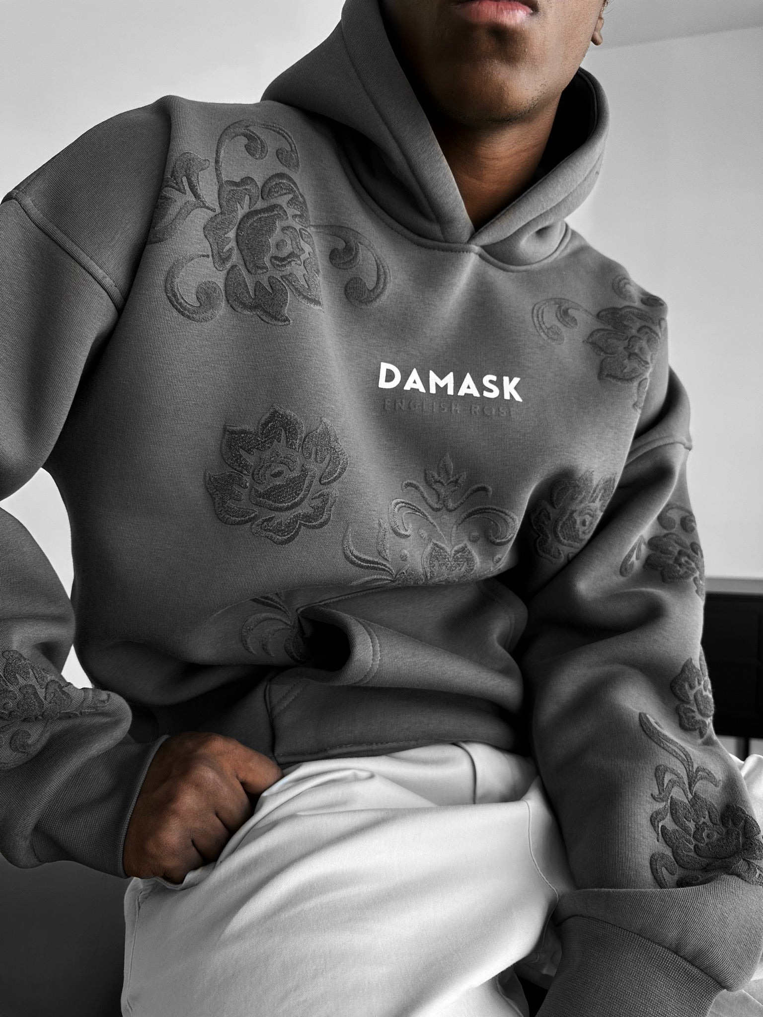 HOODIE DAMASK 2 COULEURS