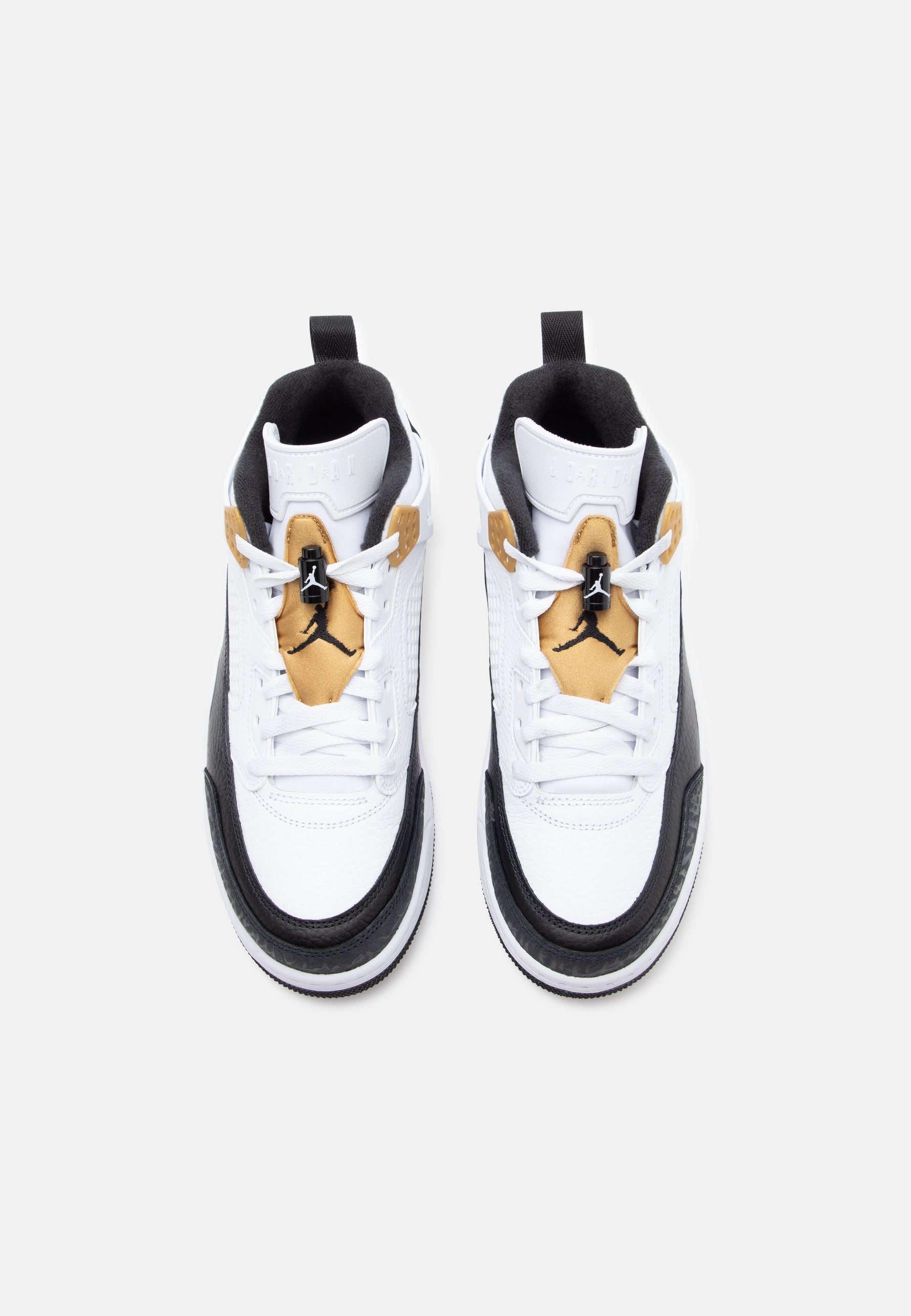 NIKE JORDAN SPIZIKE LOW WHITE BLACK METALIC GOLD 3