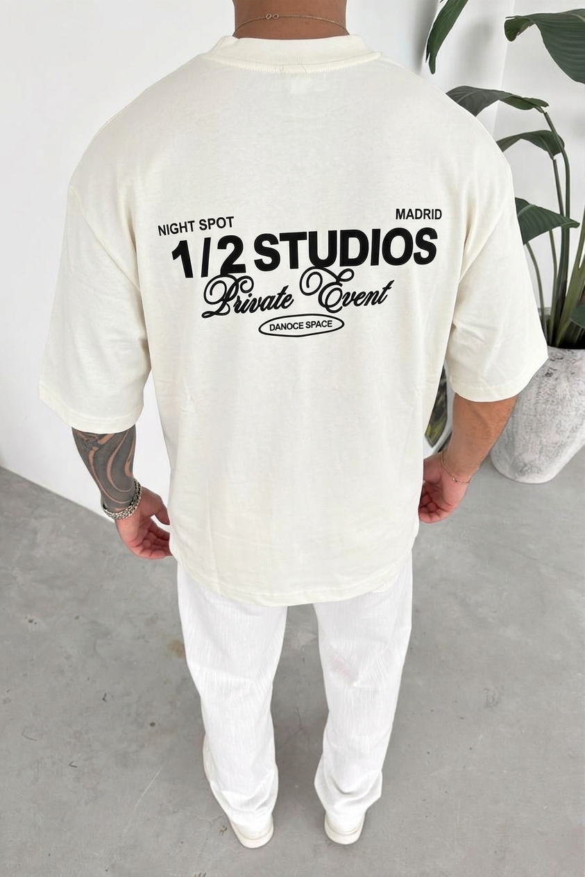 T-SHIRT OVERSIZE 1/2 STUDIO