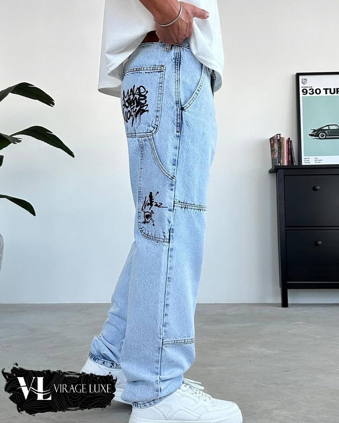 BAGGY DB-09 MSN BLEU CLAIR