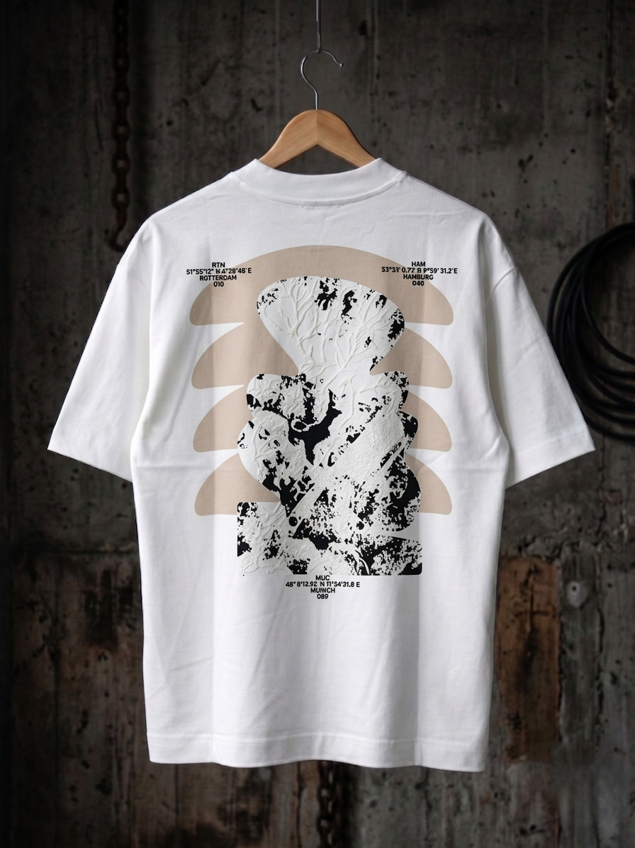 T-SHIRT OVERSIZE 1/2 M HAMBURG