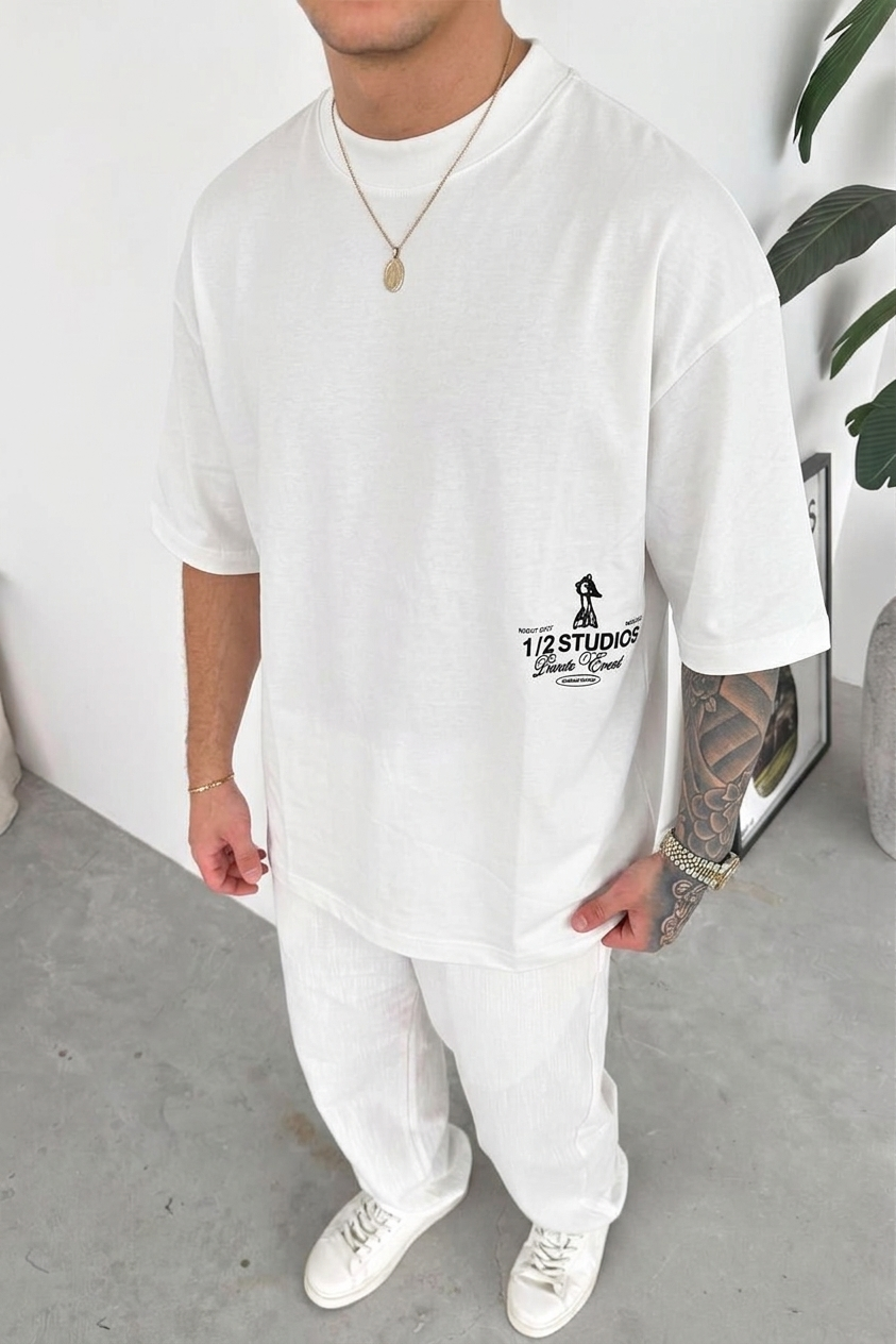 T-SHIRT OVERSIZE 1/2 STUDIO 2