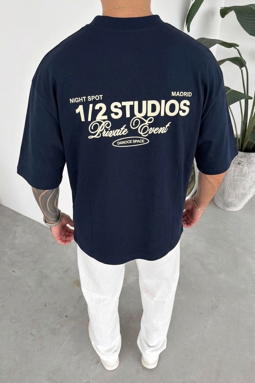 T-SHIRT OVERSIZE 1/2 STUDIO