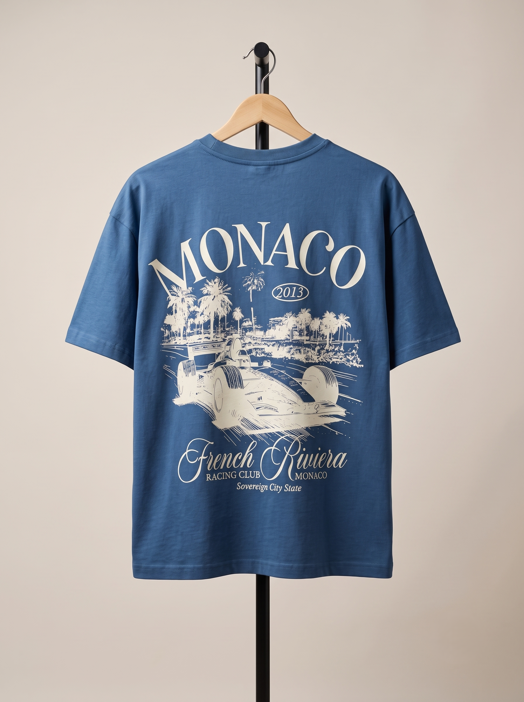 T-SHIRT OVERSIZE MONACO FRENCH RIVIERA
