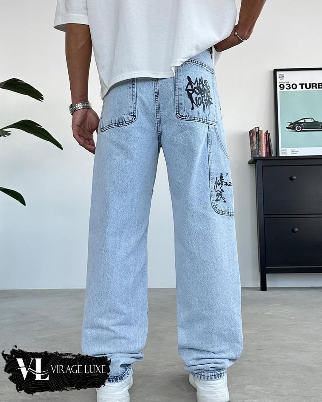 BAGGY DB-09 MSN BLEU CLAIR 4