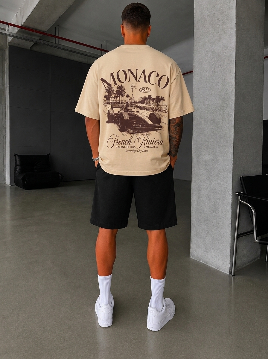 T-SHIRT OVERSIZE MONACO FRENCH RIVIERA 5
