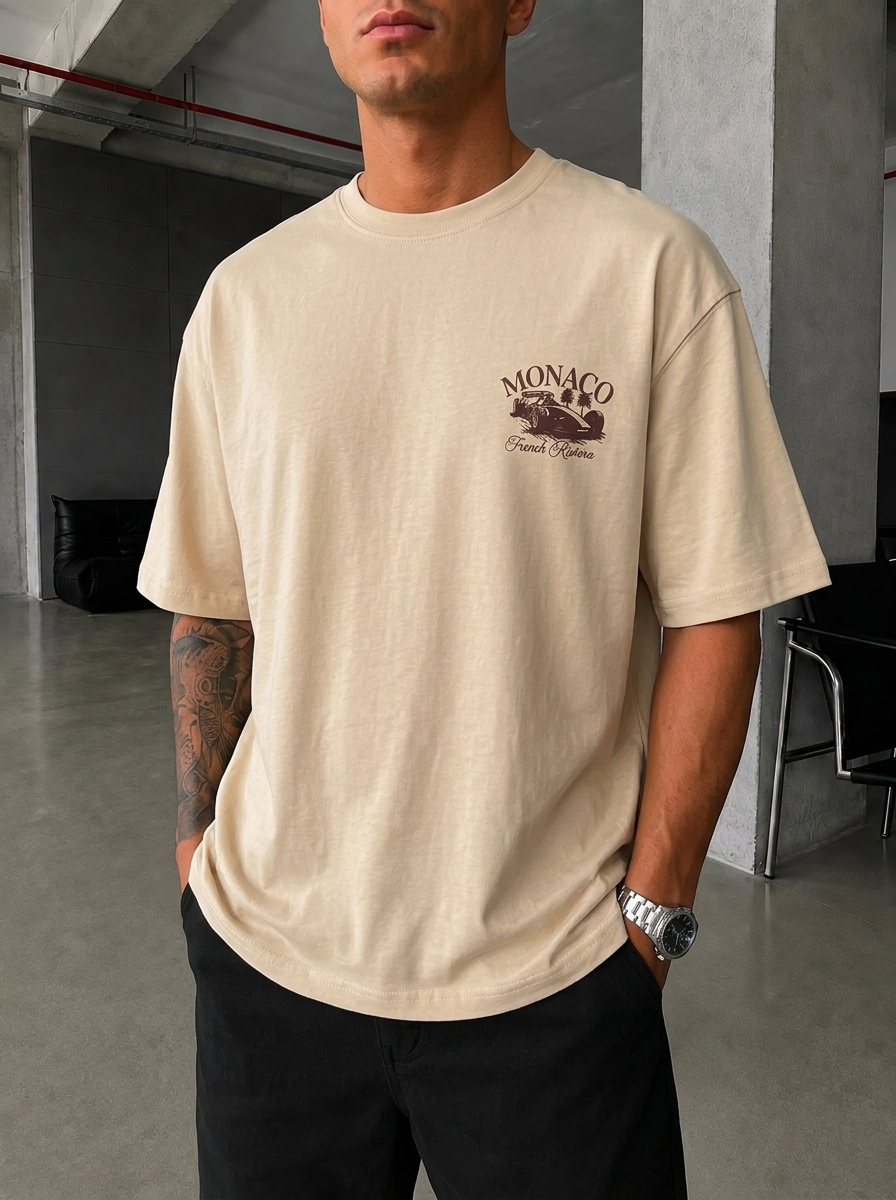 T-SHIRT OVERSIZE MONACO FRENCH RIVIERA 6