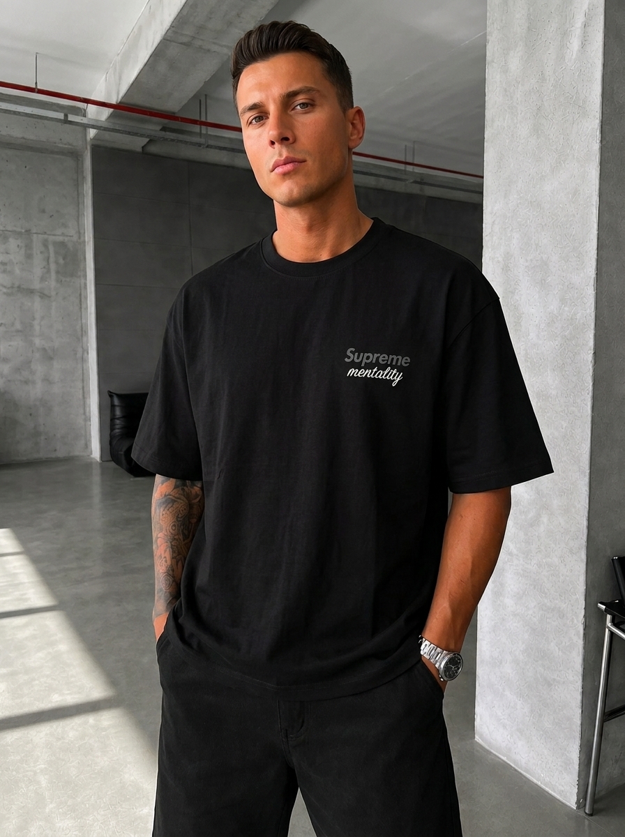 T-SHIRT OVERSIZE SUPREME mentality 5