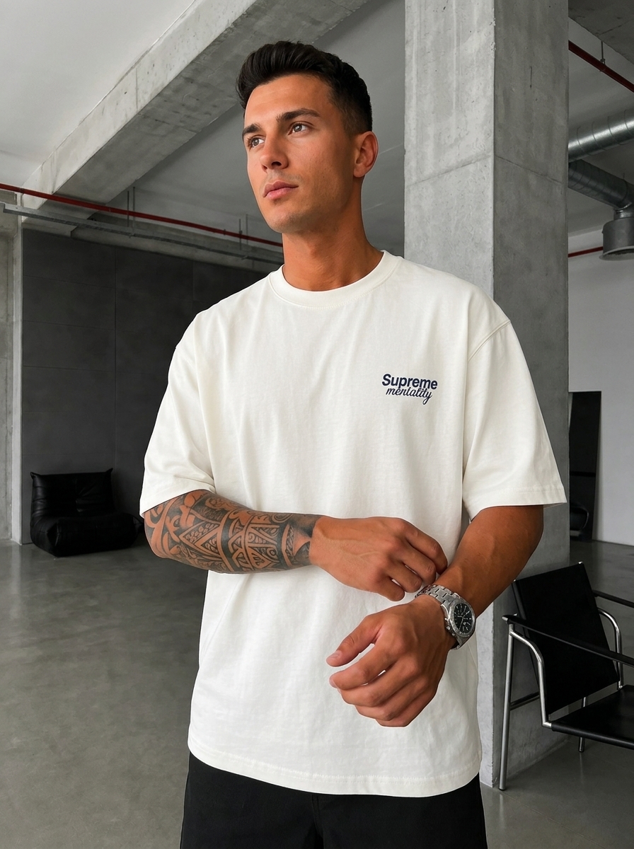 T-SHIRT OVERSIZE SUPREME mentality 6