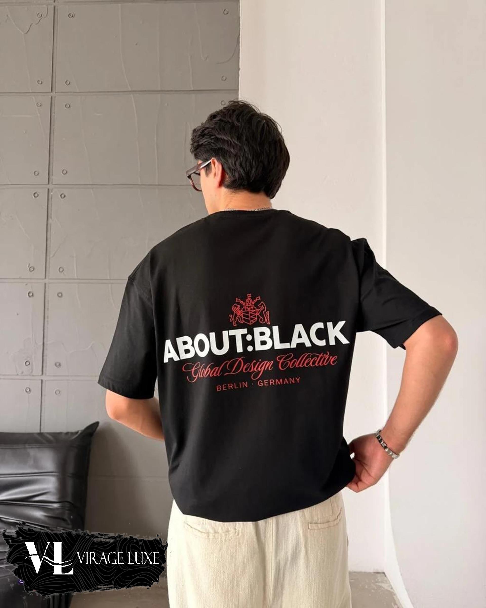 T-SHIRT OVERSIZE ABOUT BLACK