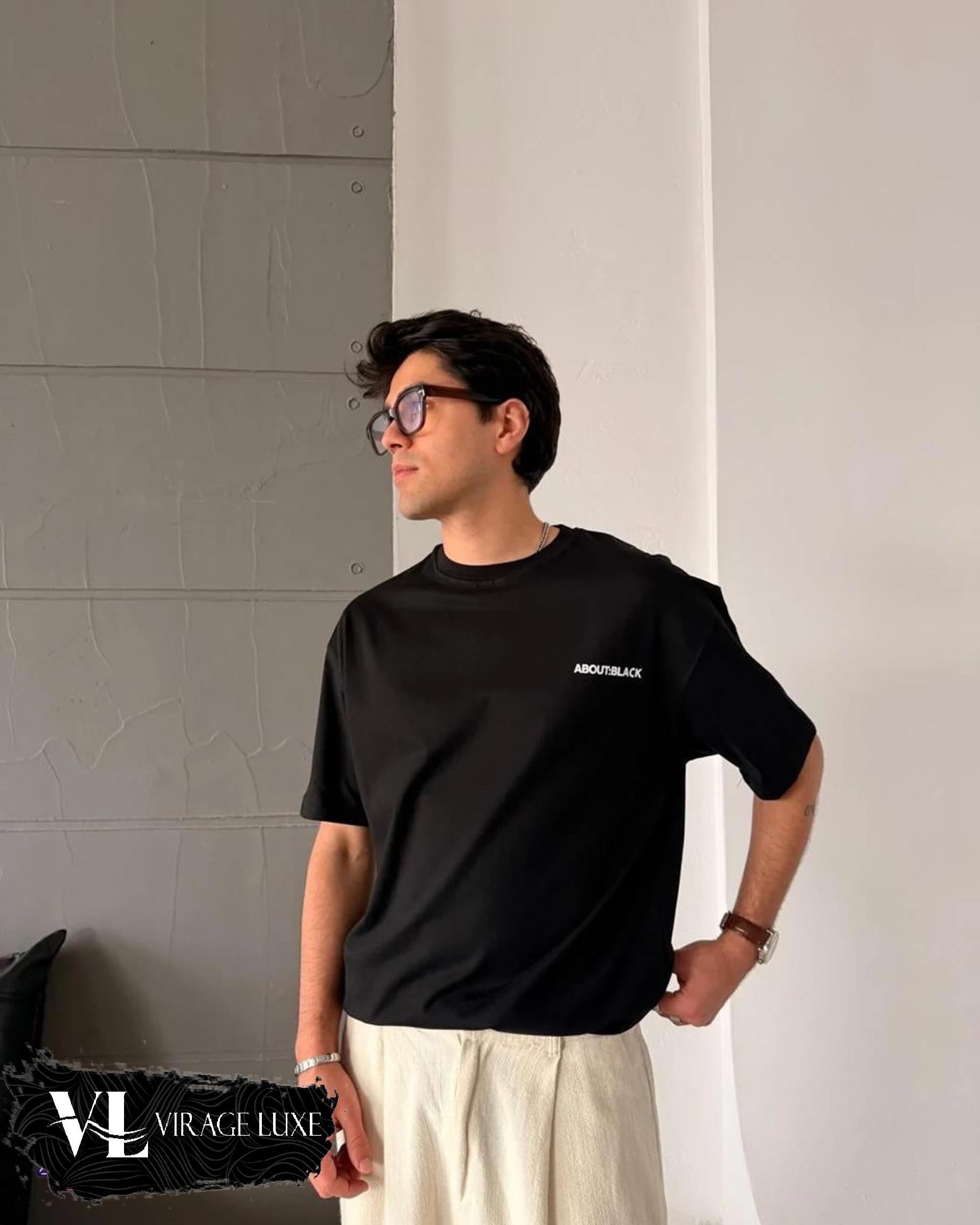 T-SHIRT OVERSIZE ABOUT BLACK 2