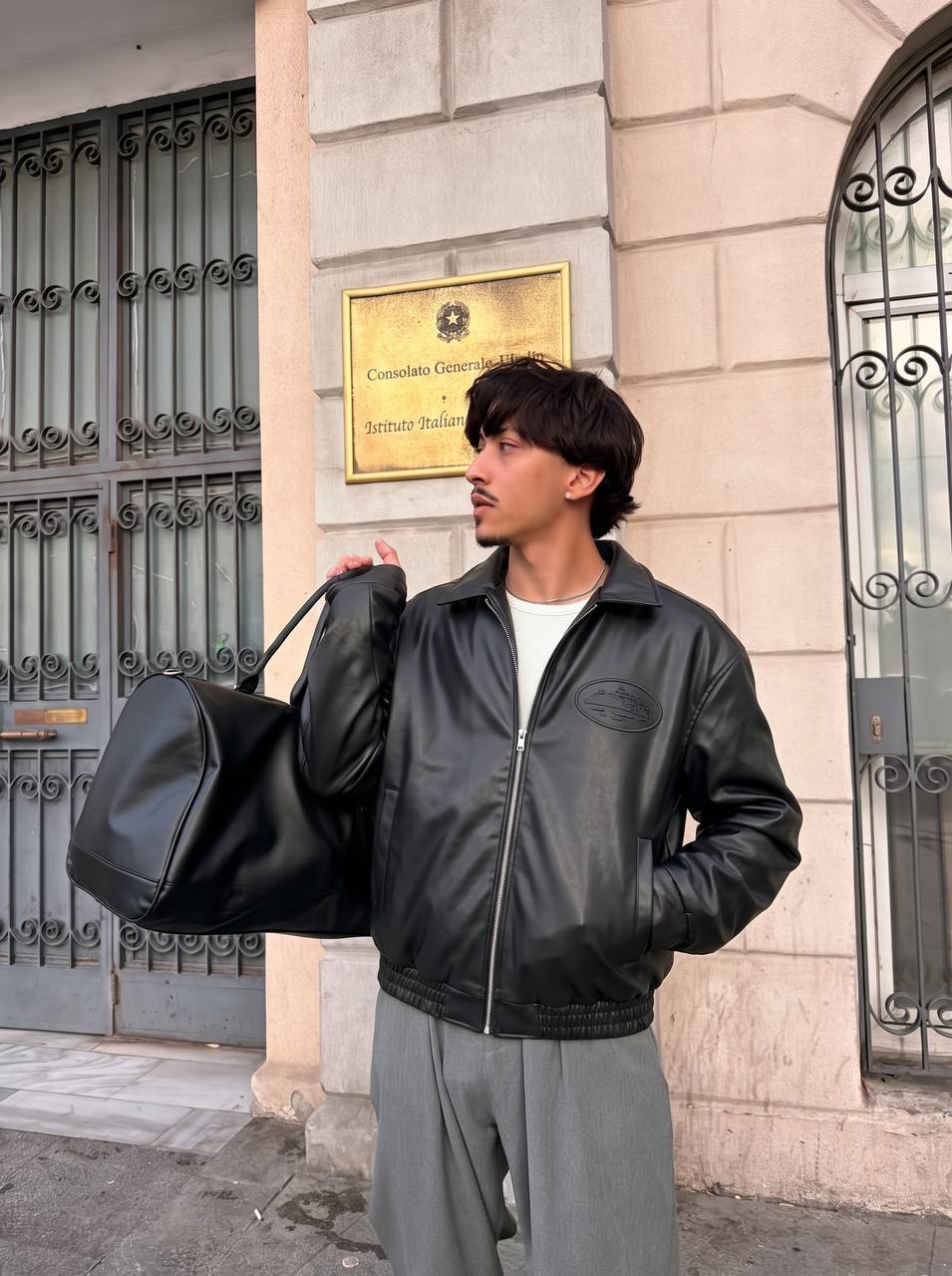 LEATHER JACKT CORTEIZ